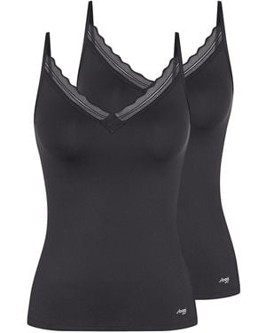 Sloggi Unterhemd Go Blush - Schwarz