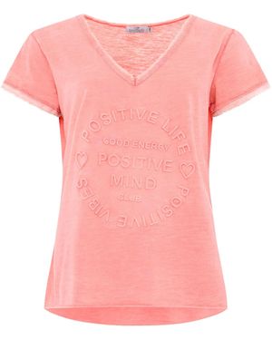 Zwillingsherz T-Shirt Positive Mind - Pink