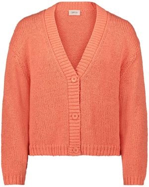 Cartoon Strickjacke - Orange