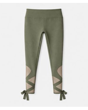 LEAFLETIC Leggings Short Length Tail Legging - Grün