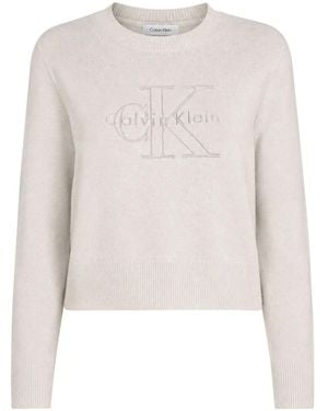 Calvin Klein Pullover - Weiß