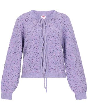 myMo Strickjacke - Lila
