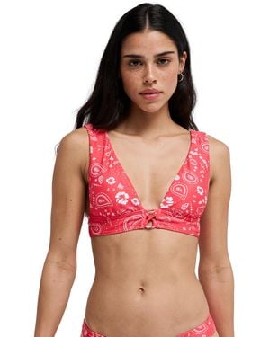 Roxy Bikinitop Beach Bandana - Rot