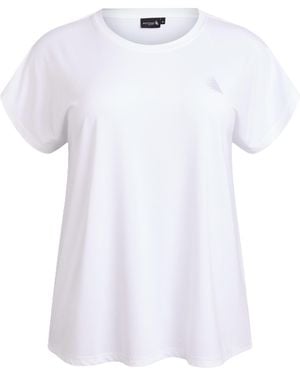 Active By Zizzi Funktionsshirt Abasic - Weiß