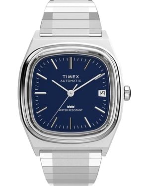 Timex Analoguhr Automatic 1983 E Line - Blau