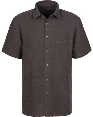 Beach Time Hemd - Schwarz