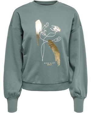 ONLY Sweatshirt Onlbrooky - Grün