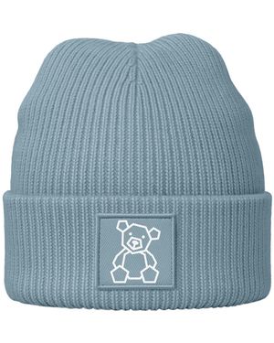 Neverless Mütze Teddy Polygon - Blau