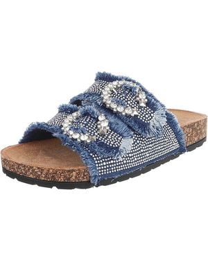 Ital-Design Pantolette - Blau