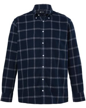 Men Plus Hemd - Blau