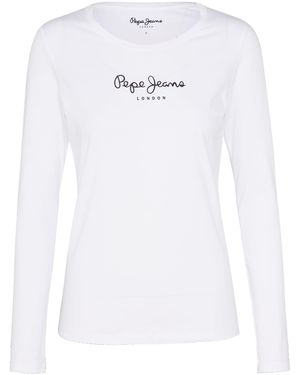 Pepe Jeans Langarmshirt New Virginia L/S - Weiß