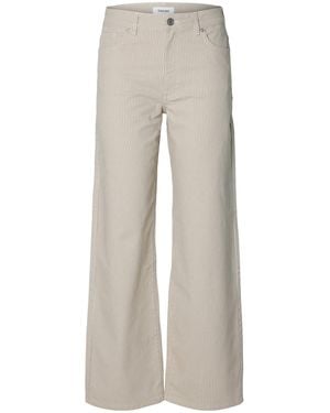 SELECTED Jeans Slfalba - Grau