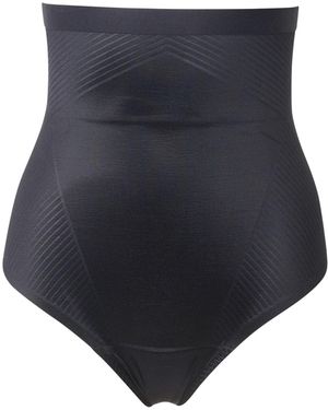 Spanx Invisible High-Waisted Thong - Blau