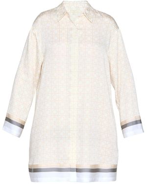 Joop! Lounge Hemd Modern Deco - Weiß