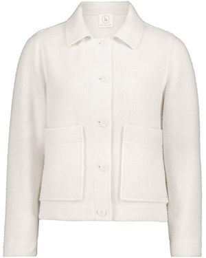 BETTY&CO Casual-Jacke Mit Kragen - Weiß