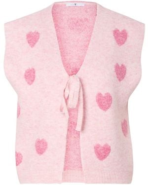 Hailys Strickweste Ve44Da - Pink