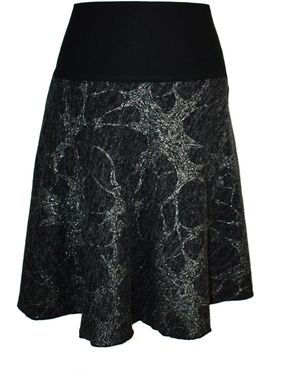 dunkle design Rock Feinstrick Glitzer - Schwarz