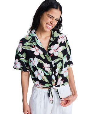 Roxy Bluse Salty Sweet - Schwarz