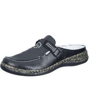 Rieker Clogs Basic - Blau
