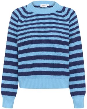 Saint Tropez Pullover 'Ibenmei' - Blau