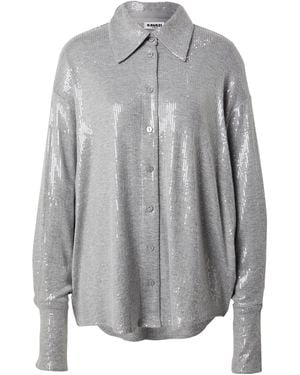 KAVAZI Shirt Sequins - Grau