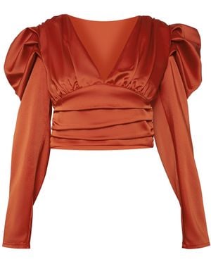 Chi Chi London Bluse - Rot