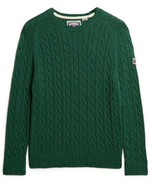Superdry Pullover - Grün