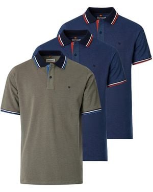 Redmond Shirt Basic - Blau