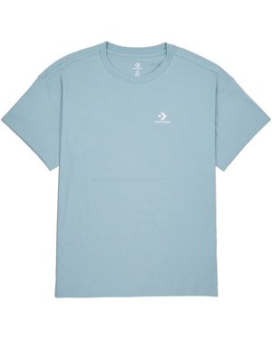 Converse Oversize- WOMEN'S STAR CHEVRON OVERSIZED T-SHIRT (1-tlg) - Blau