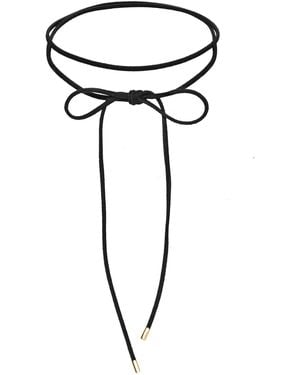 Elli Jewelry Choker Schleife - Schwarz