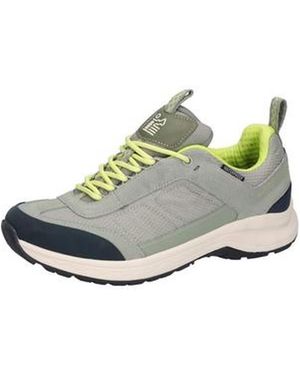 Waldläufer Sneaker Low Schnürschuh Damen 709951-102-288 Rauleder - Grau