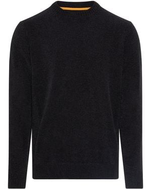 Camel Active Pullover Mit Seitlichem Strick-Einsatz - Schwarz