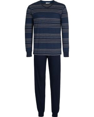 Pastunette Pyjama Lang - Blau