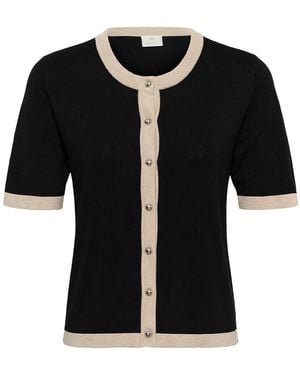 Kaffe Strickjacke Kalizza - Schwarz