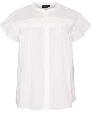 Zizzi Bluse Caline - Weiß