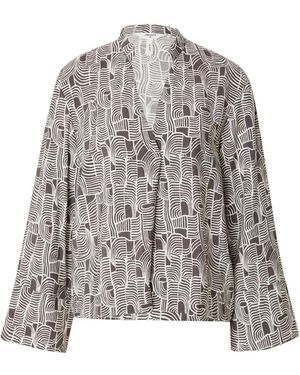 Object Bluse Daya - Grau