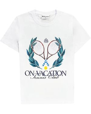 On Vacation Shirt Tennis - Weiß