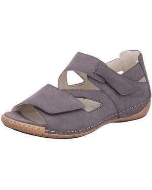 Waldläufer Sandale Sandalette Damen 342025-191 088 Nubukleder - Grau
