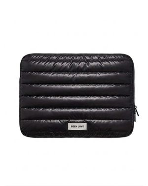 MEVYRA Laptoptasche Laptopschutzhülle Metallic - Schwarz