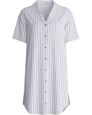 CALIDA Nachthemd Striped Dreams - Weiß