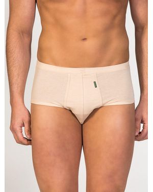 Zd - Zero Defects Slip Senior Fly Front Brief - Natur