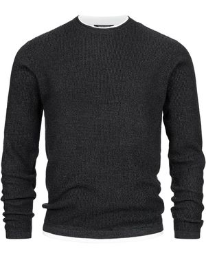 INDICODE Pullover Villads - Schwarz