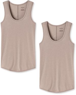 Schiesser Tanktop 'Personal Fit' - Natur