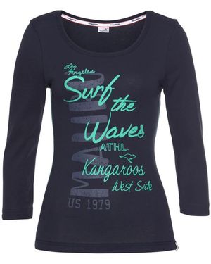 Kangaroos Shirt - Blau