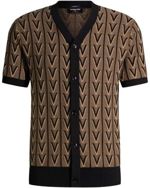 Strellson Strickshirt Robas - Schwarz
