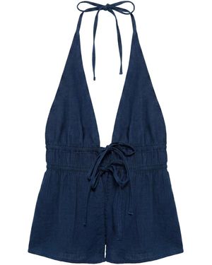 Pull&Bear Top - Blau