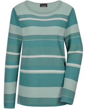 Goldner Pullover - Blau