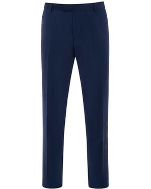 Thomas Goodwin Bügelfaltenhose - Blau