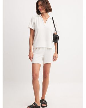 NA-KD Shorts - Weiß