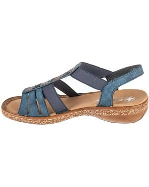 Rieker Sandale Sandals 628G7 - Blau